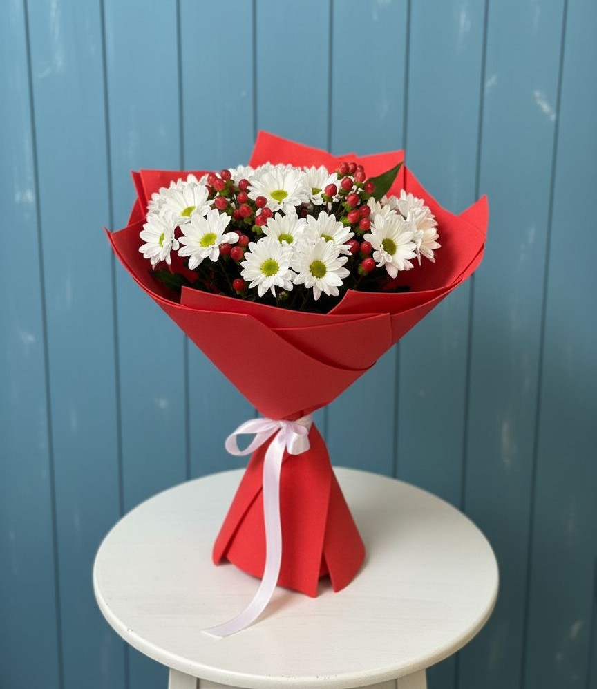 Букет цветов из: Хризантемы в Советской Ставропольского края