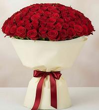 Букет 101 Красная роза Милано в Советской Ставропольского края