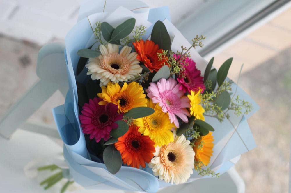 Букет цветов из: Герберы в Советской Ставропольского края