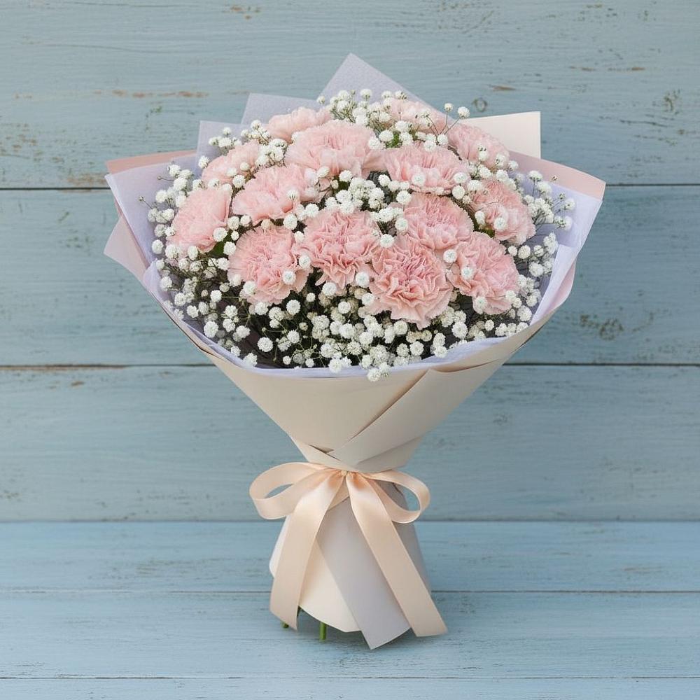 Букет цветов из: Гвоздики в Советской Ставропольского края