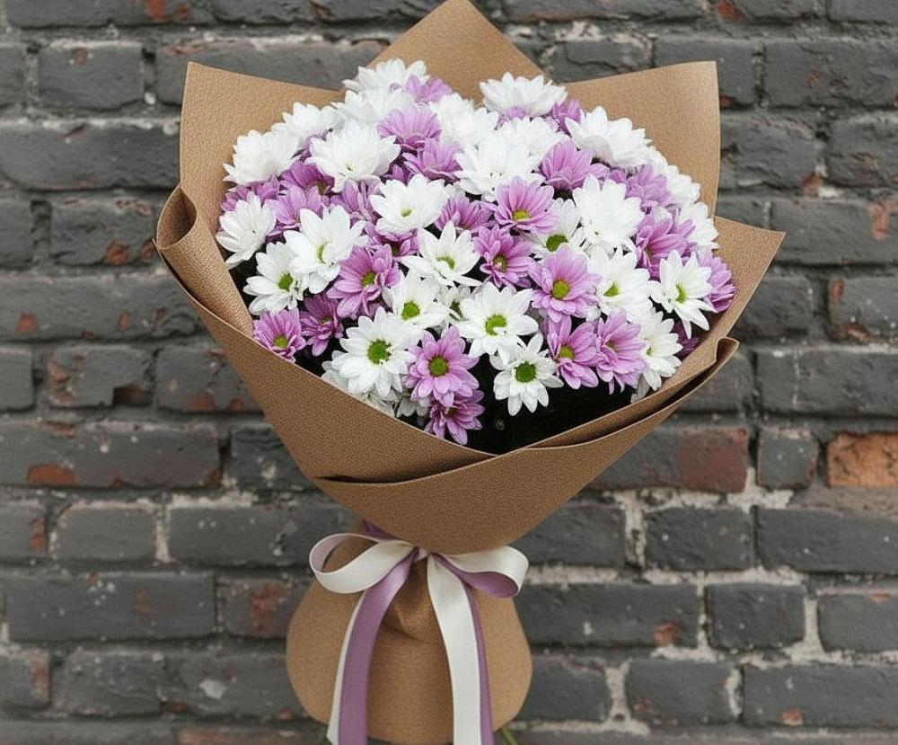 Букет цветов из: Хризантемы в Советской Ставропольского края