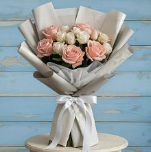 Букет цветов из:  Розы в Советской Ставропольского края