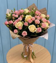 Букет цветов из:  Розы в Советской Ставропольского края