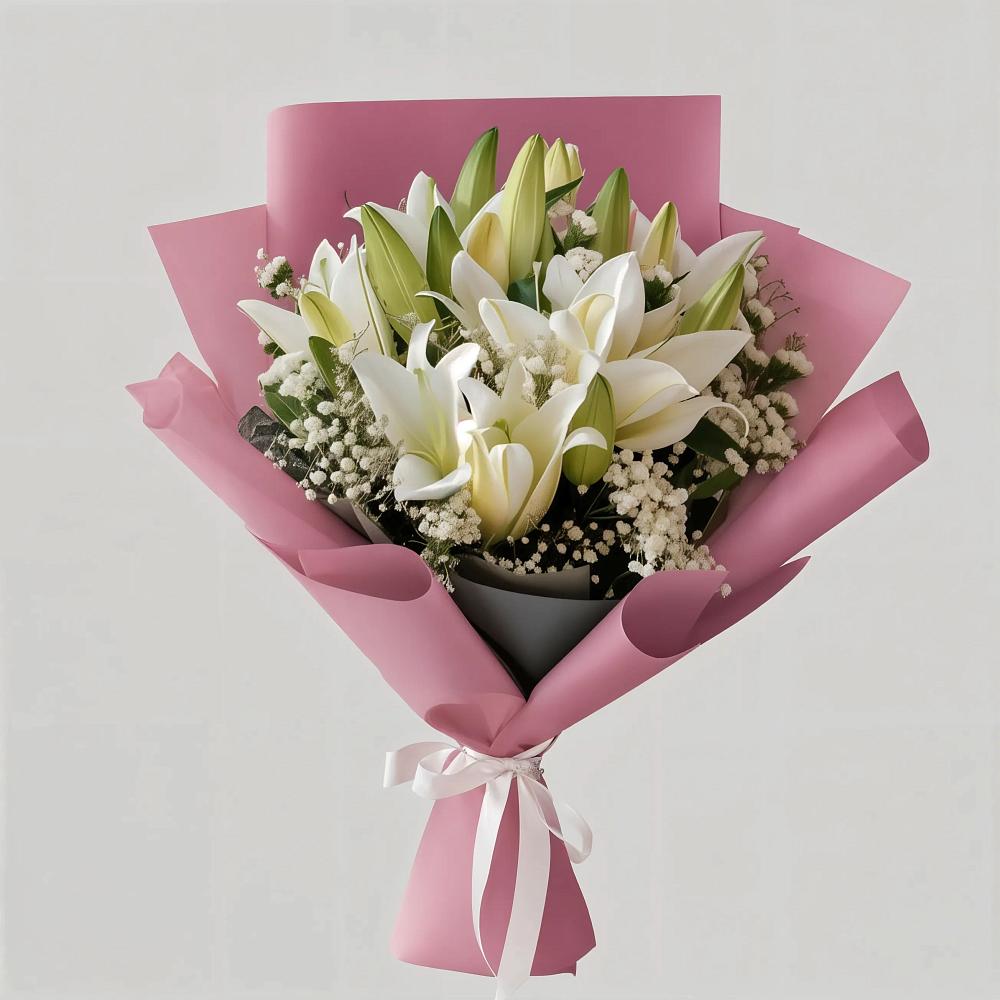 Букет цветов из: Лилии в Советской Ставропольского края