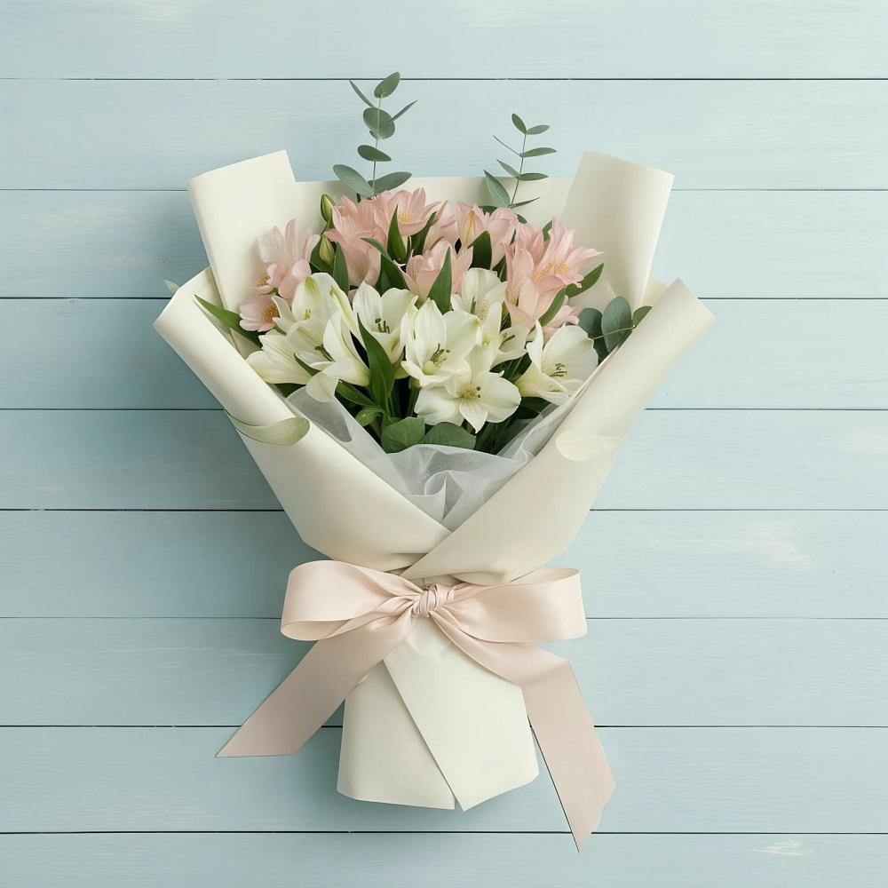 Букет цветов из: Альстромерии в Советской Ставропольского края