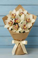 Букет цветов из:  Орхидеи и Розы в Советской Ставропольского края